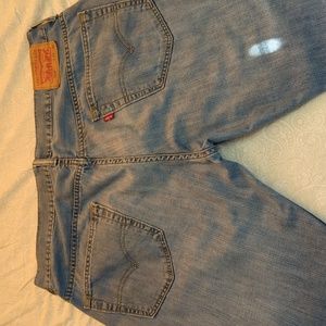 Levi's 569 34x32 Jeans Loose Straight (Light Blue)